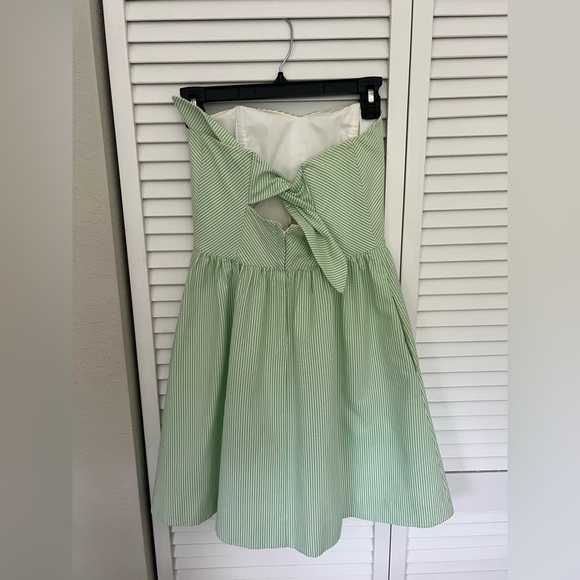 Lilly Pulitzer - Limeade Seersucker Richelle Strapless Seersucker Dress - Size 0 - Picture 5 of 8